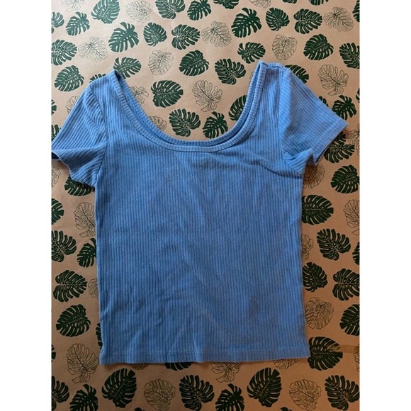 Wild Fable S Blue Crop Top - Picture 5 of 7